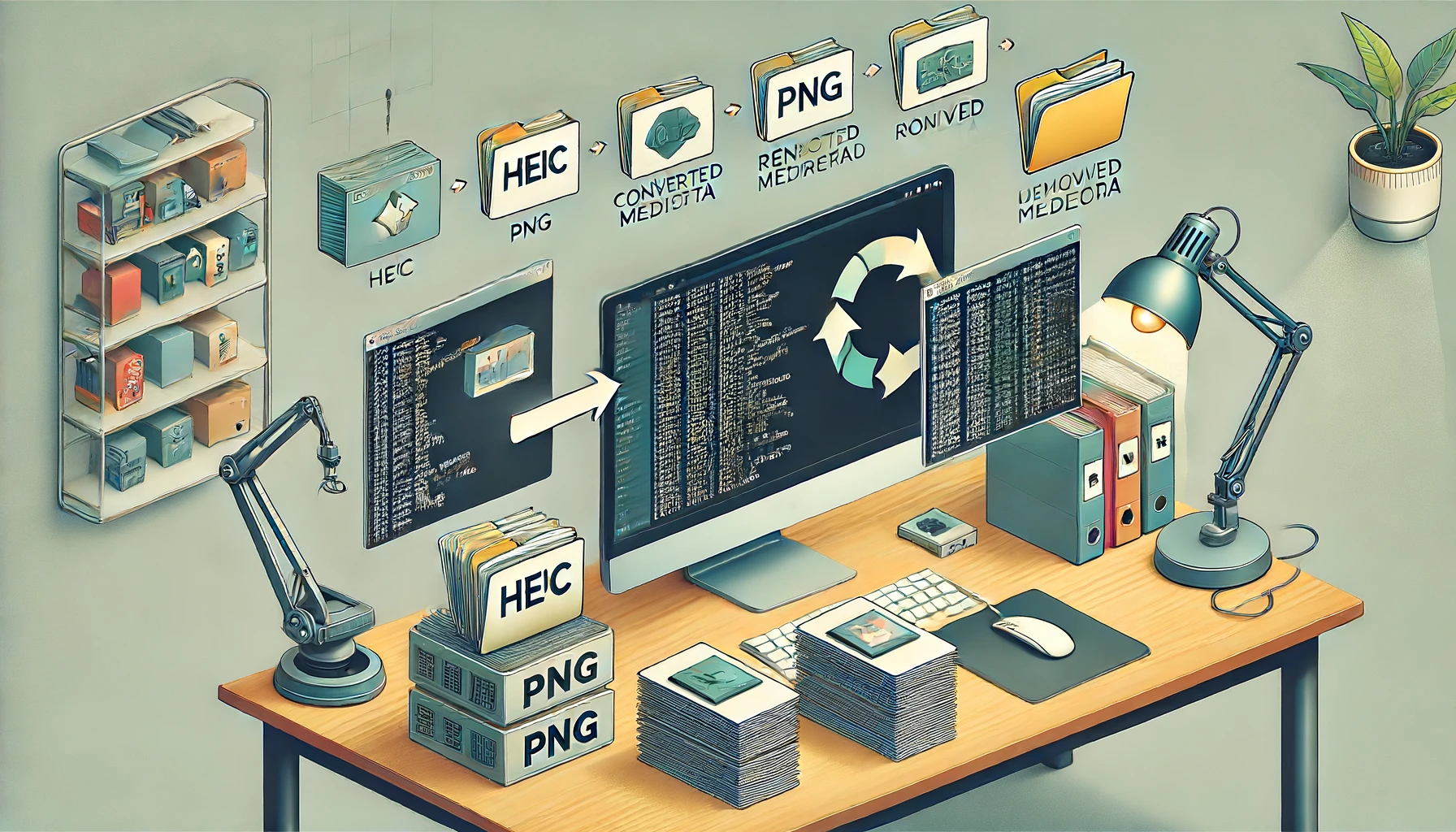 Convertir des images HEIC en PNG et retirer les métadonnées